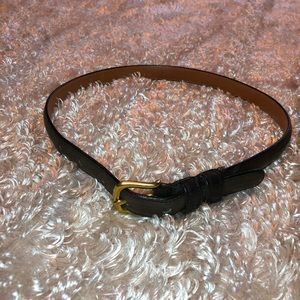 Coach skinny belt